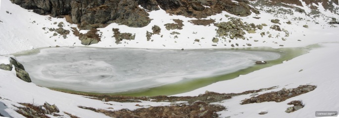 Panorama del Lago Vasuero nel 2006 